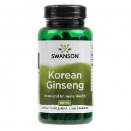 Swanson Korean Ginseng, 500mg - 100 Capsule Beneficii ginseng: antioxidant puternic care poate reduce inflamatia, poate aduce be