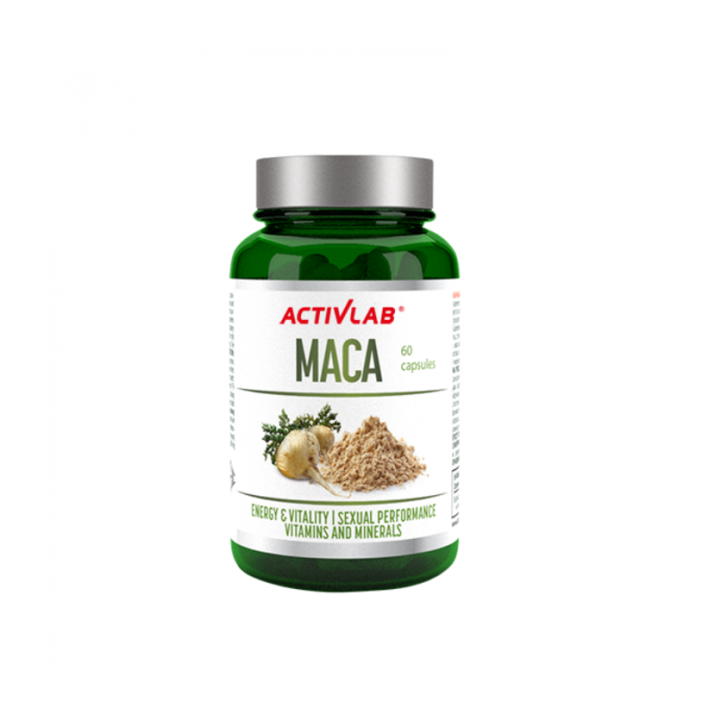 Activlab MACA 500 mg 60 capsule Beneficii Maca: stimuleaza libidoul la ambele sexe, imbunatateste starea generala, are proprieta