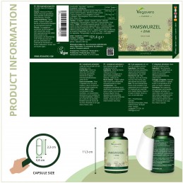 Vegavero Wild Yam Root, 120 Capsule (Ignama Salbatica) Beneficii ignama salbatica (Wild Yam): poate stimula productia de hormoni